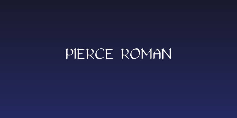 Pierce Roman Social Header