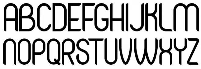 PierceRegular Шрифта ВЕРХНИЙ