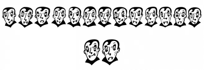 Pierre the Vampire Regular خط أحرف كبيرة