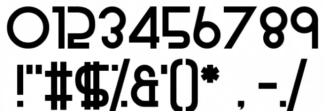 Piescese Font OTHER CHARS