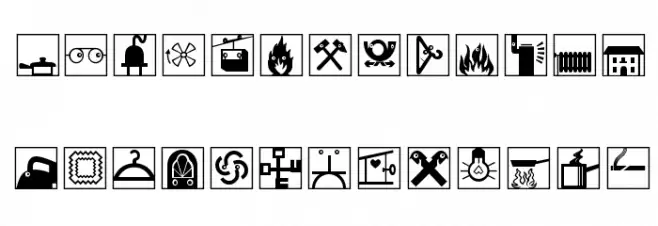 Pifont フォント 大文字