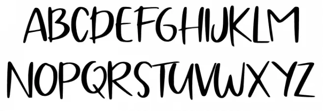 Pig Year Display Font Litere mari