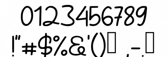 Pig Year Sans Font OTHER CHARS