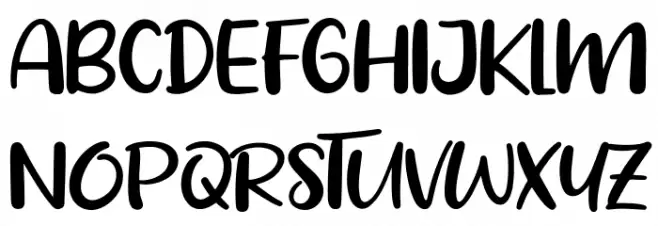Pig Year Schriftart Groß
