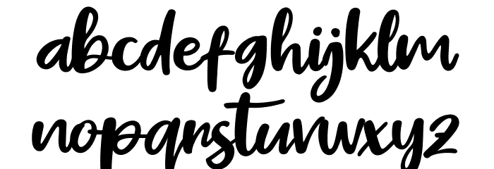 Pig Year Font LOWERCASE