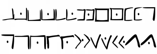 PigPenCipher 字体 大写