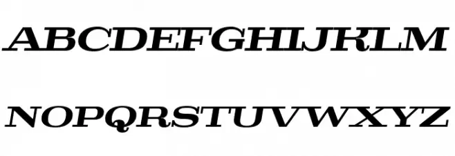 Pigeon PERSONAL Bold Italic Fonte MAIÚSCULAS