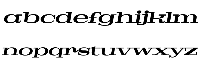 Pigeon PERSONAL Bold Italic Font LOWERCASE