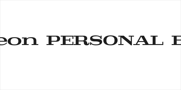 Pigeon PERSONAL Bold Logo