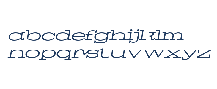 Pigeon PERSONAL Light Italic Lowercase