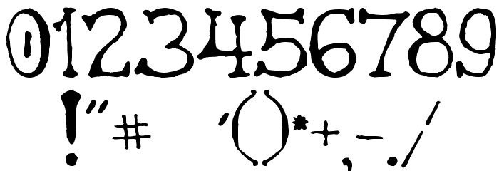 Pigeon Street Font OTHER CHARS