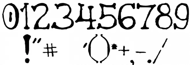 Pigeon Street Font OTHER CHARS