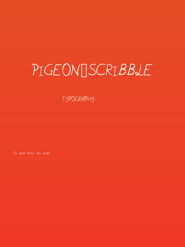 Pigeon_scribble Poster