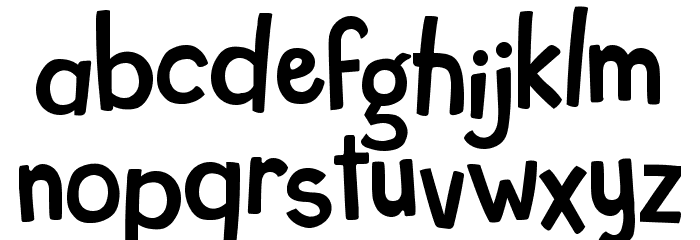 Piglet Font LOWERCASE