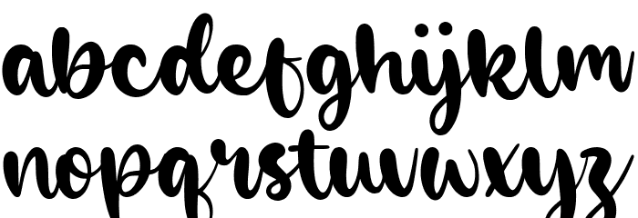 Piglets Font LOWERCASE