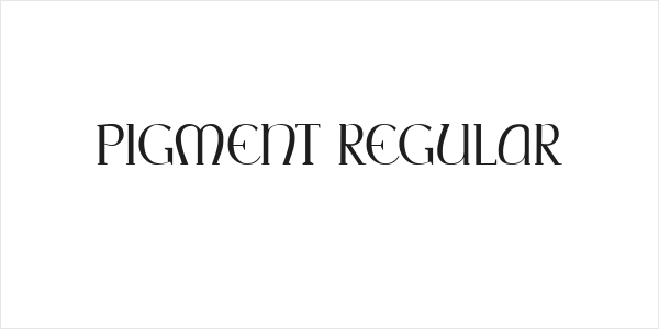 Pigment Regular Logo