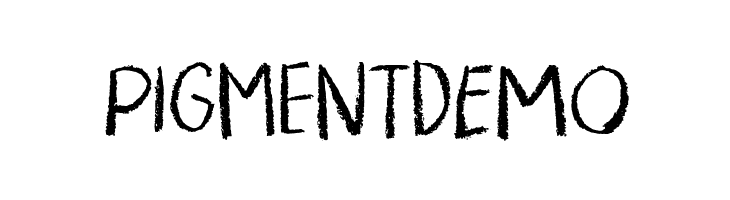 PigmentDEMO Font