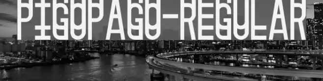 Pigopago-Regular Font examples