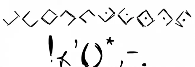 Pigpen Regular Font OTHER CHARS