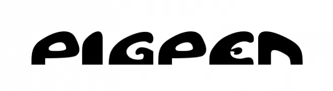 Pigpen  Скачать бесплатные шрифты