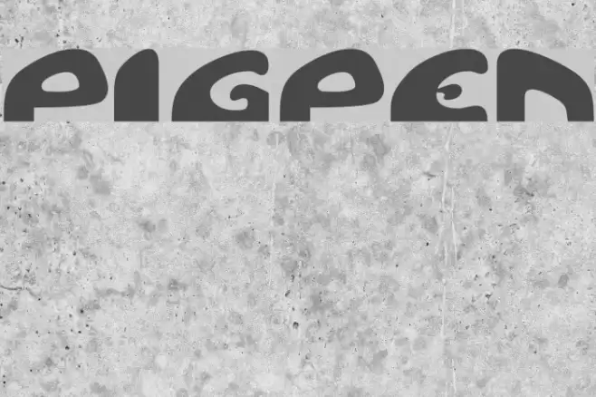 Pigpen Font examples