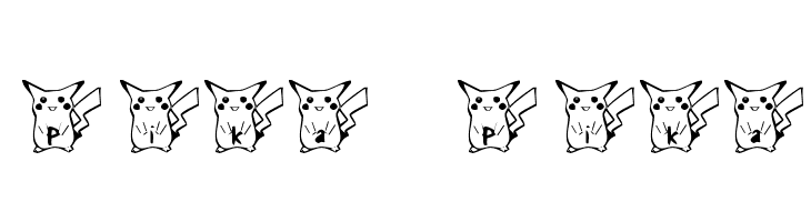 Pika Pika Font