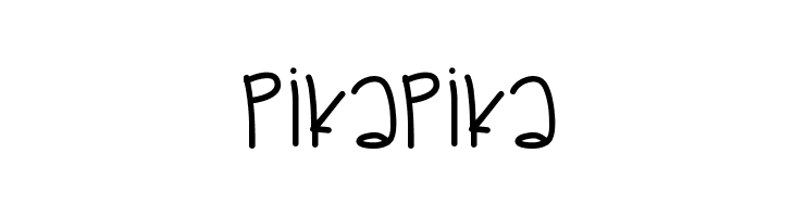 PikaPika  नि: शुल्क फ़ॉन्ट्स डाउनलोड