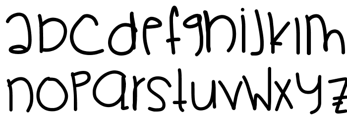 PikaPika Font LOWERCASE