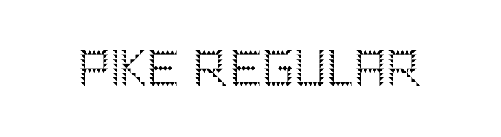 Pike Regular Font