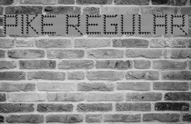 Pike Regular Font examples