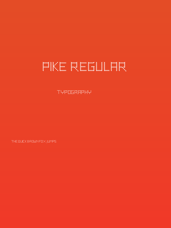 Pike Regular Poster