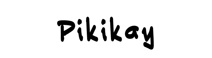 Pikikay Шрифта