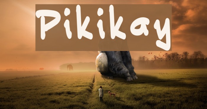 Pikikay Font examples