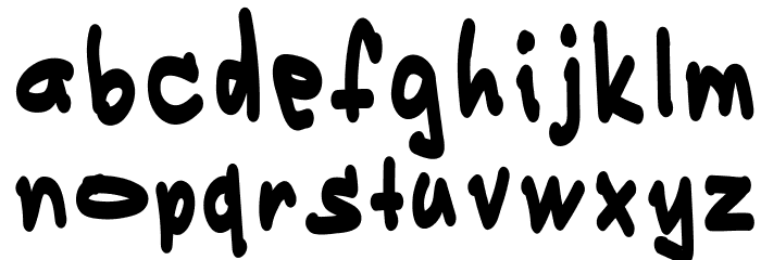 Pikikay Font LOWERCASE