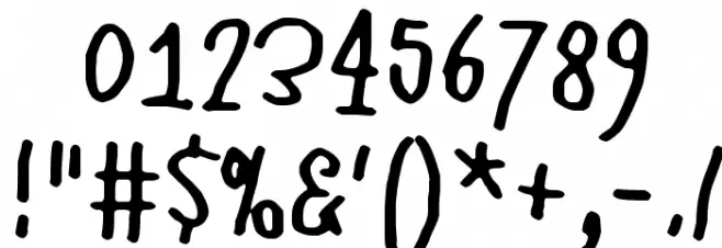 Pikku Julmuri Font OTHER CHARS