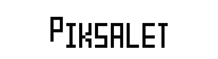 Piksalet Font