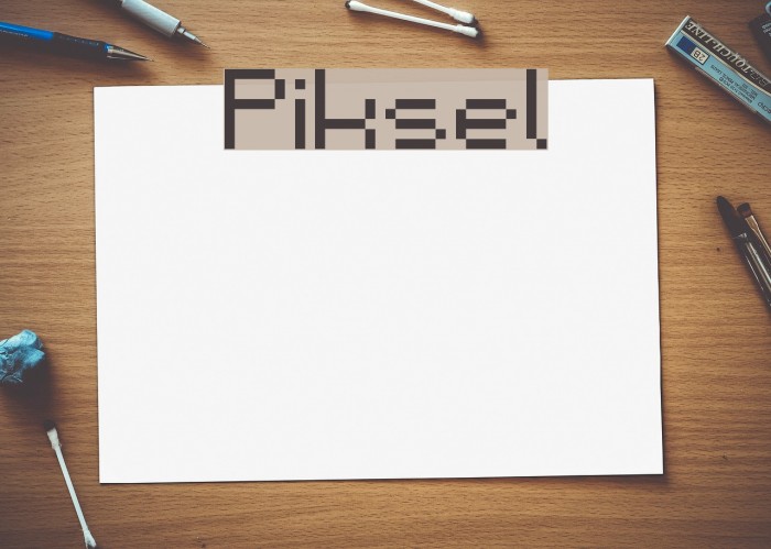 Piksel Font examples