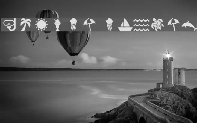 PiktoTea Regular Font examples