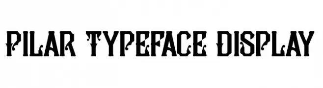 Pilar Typeface Display  नि: शुल्क फ़ॉन्ट्स डाउनलोड