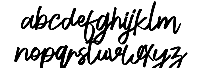 Piledrive Walts Regular Font LOWERCASE