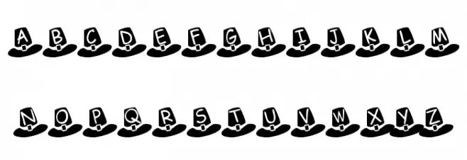 Pilgrim Hats Polices MAJUSCULES