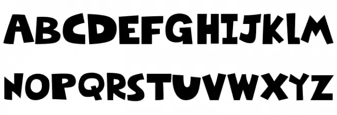 Pilkius Romeus Schriftart Groß