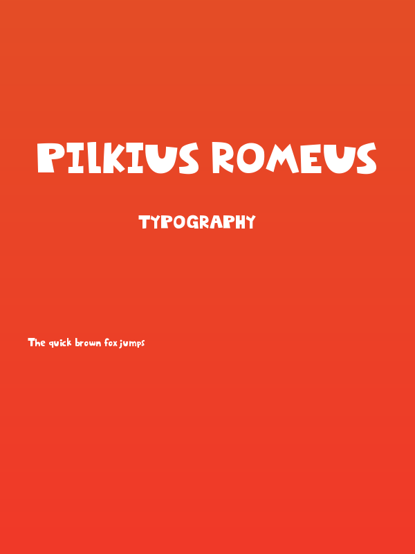 Pilkius Romeus Poster
