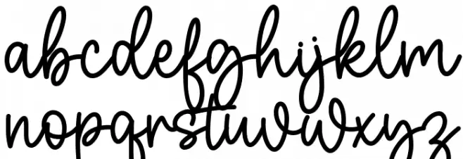 Pillow Talk Font Litere mici