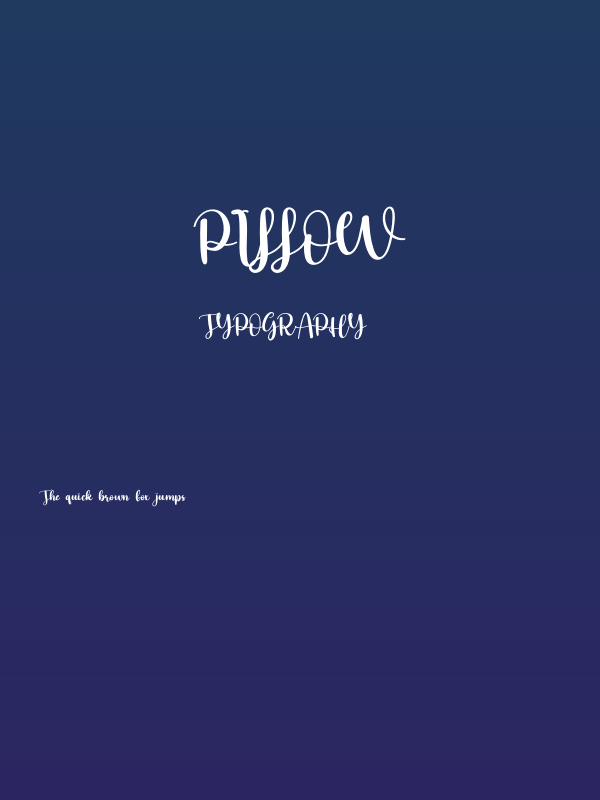 Pillow Poster