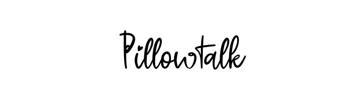 Pillowtalk  Fuentes Gratis Descargar