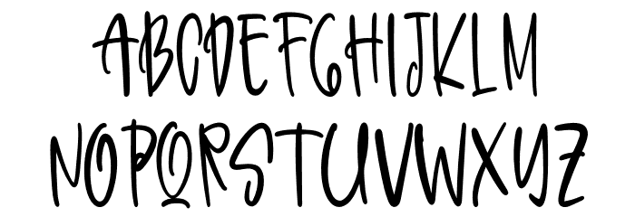 Pillowtalk Font UPPERCASE