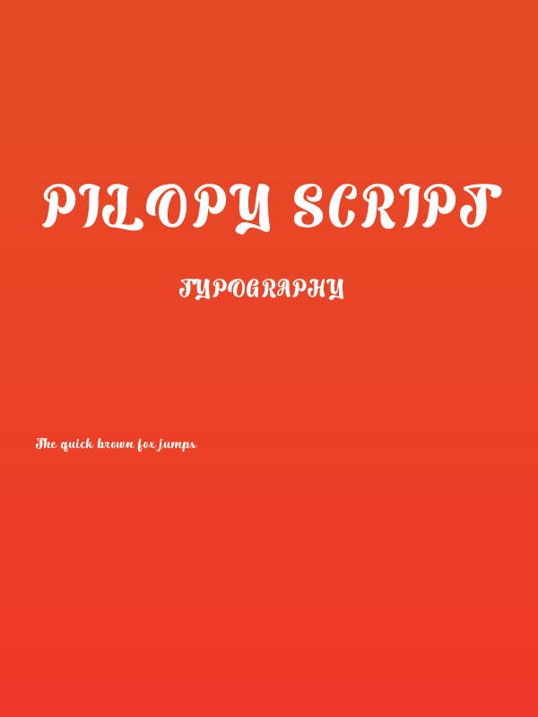 Pilopy Script Poster