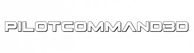 Pilot Command 3D  Скачать бесплатные шрифты