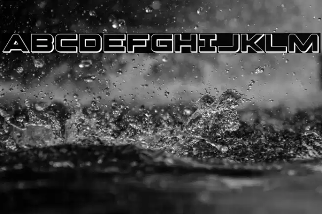 Pilot Command 3D Font examples